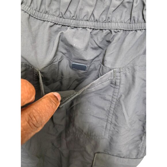 REI Co-O Women's Gray Convertible Hiking Pants Size 12 Lightweight Nylon Zip-Off - Picture 7 of 12